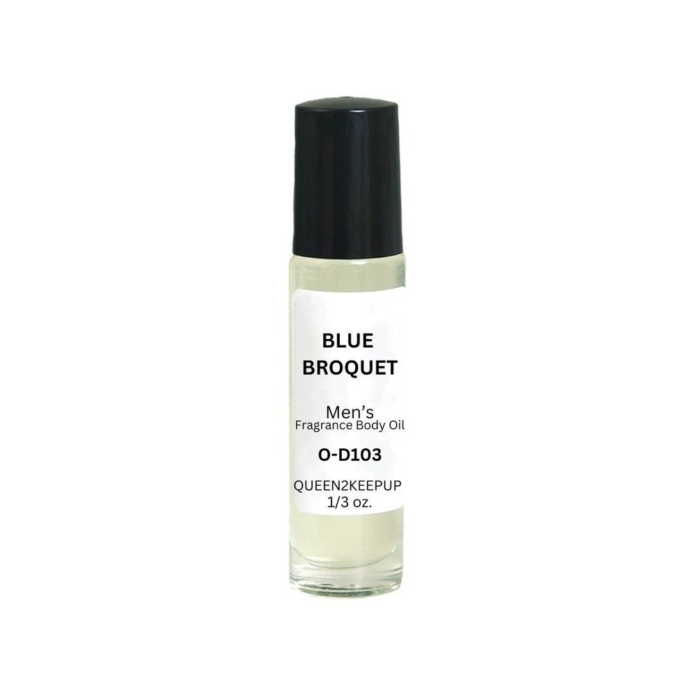Blue Broquet (Men) Body Oil 10 ml Fragrance All Natural 1/3 oz Roll-On Scent